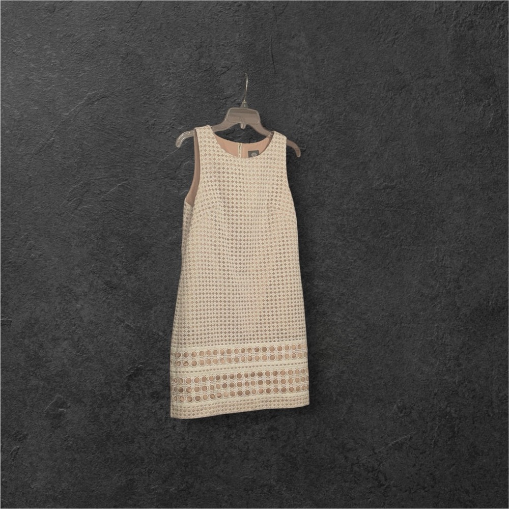 Vince Camuto Cream Sleeveless Dress